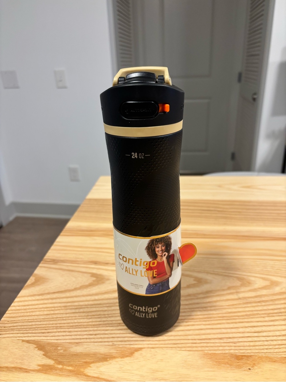 Contigo Black Ally Love Water Bottle